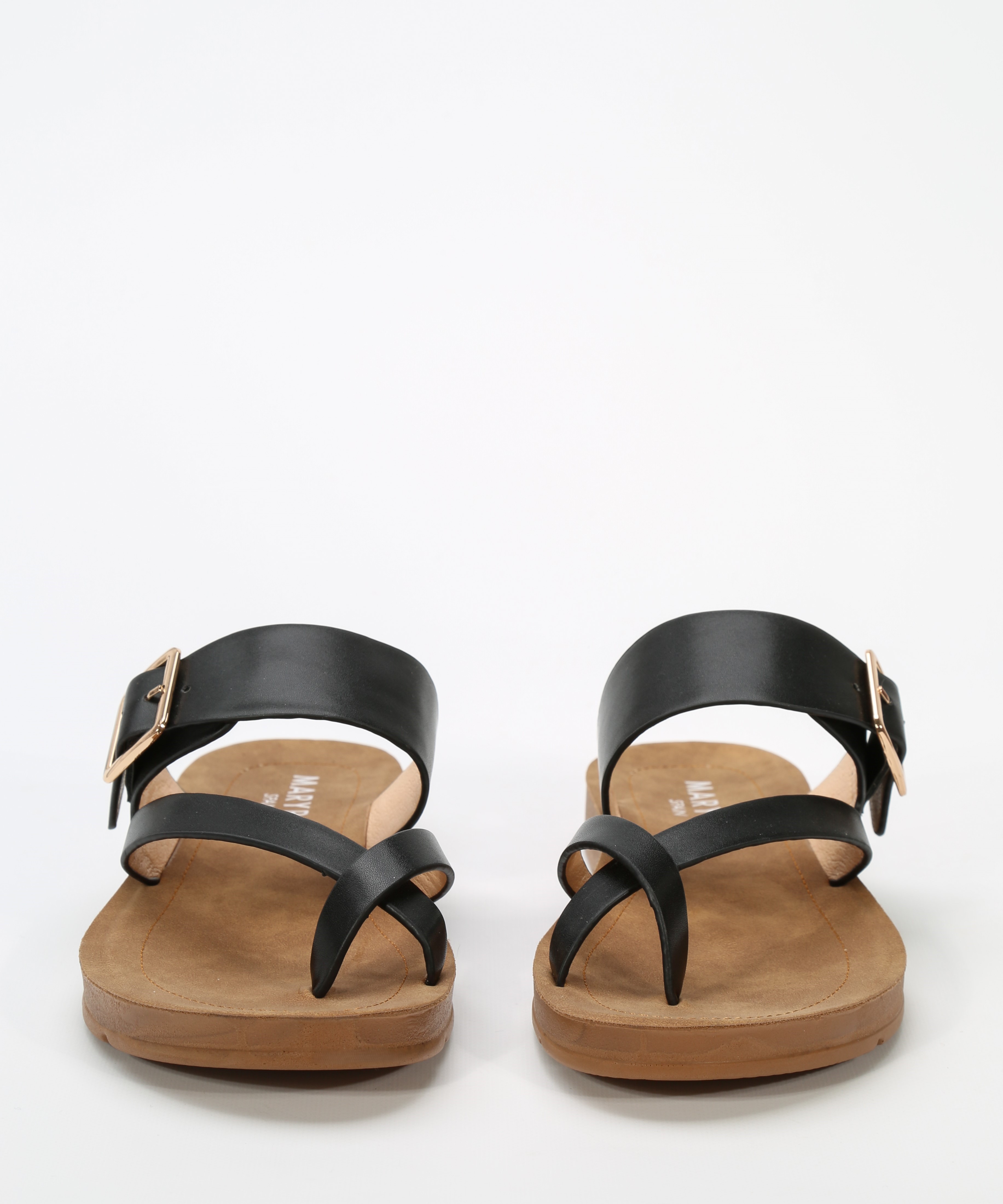 Sandalias planas hebilla image number null